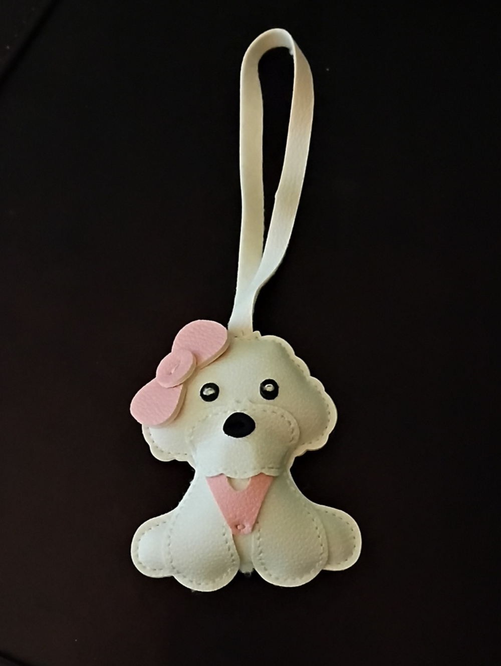 🚨NEW! Adorable Faux Leather Dog Bag Charm